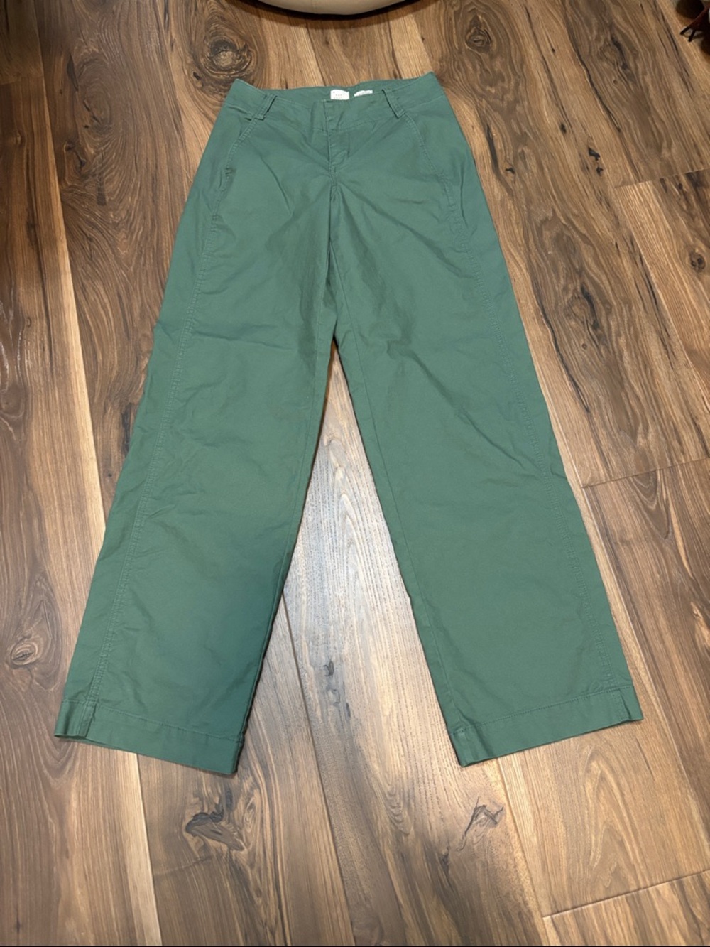 a new day Green Wide-Leg Chinos
